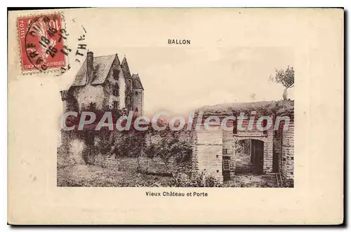 Ansichtskarte AK Ballon Vieux Chateau et Porte