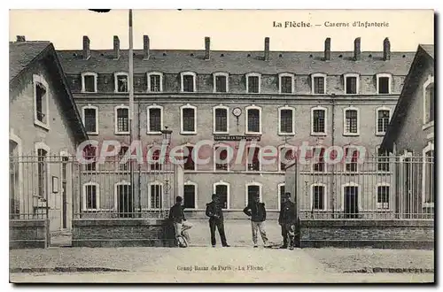 Cartes postales La Fleche Caserne d'Infanterie