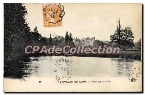 Cartes postales Chateau du Lude Vue sur le Loir