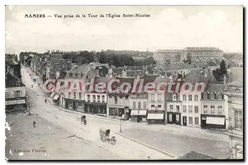 Cartes postales Mamers Vue prise de la Tour de l'Eglise Saint Nicolas