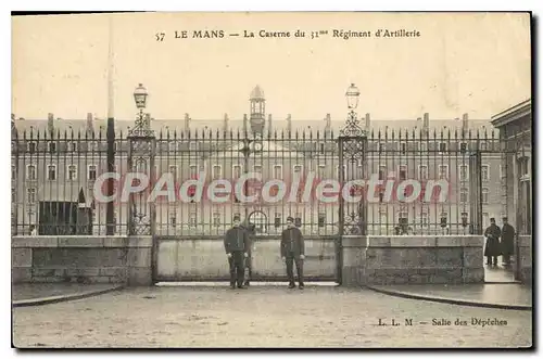 Cartes postales Le Mans La Caserne 31�me artillerie