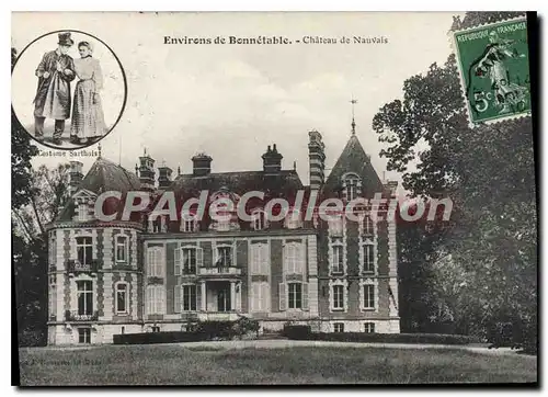 Cartes postales Environs de Bonnetable Chateau de Nauvais