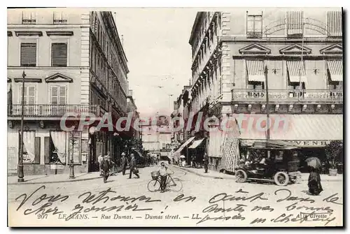 Cartes postales Le Mans Rue Dumas