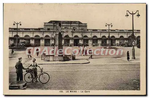 Cartes postales Le Mans La Gare