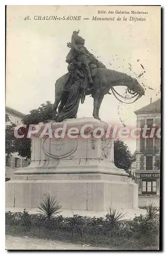 Cartes postales Chalon sur Saone Monument de la Defense