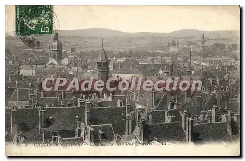 Cartes postales Chalon sur Saone Panorama sur les Vieux Quartiers