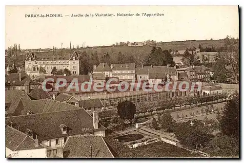 Cartes postales Paray le Monial Jardin de la Visitation Noisetier de l'Apparition