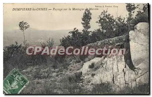 Cartes postales Dompierre les Ormes Paysage sur la Montagne de Marcon