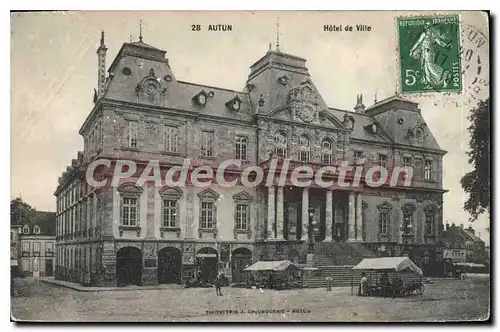 Cartes postales Autun Hotel de Ville