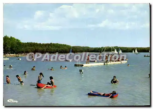 Cartes postales moderne Sille le Guillaume Sarthe Sille Plage Foret domaniale Lac