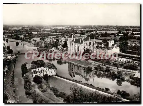 Moderne Karte Solesmes Sarthe L'Abbaye Saint Pierre