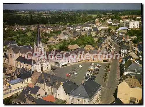 Cartes postales moderne Ecommoy Sarthe Vue generale aerienne