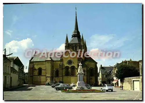 Moderne Karte Fresnay sur Sarthe Place de la Republique