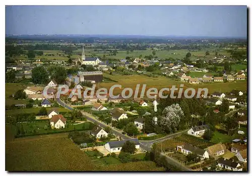 Moderne Karte Laigne en Belin Sarthe vue generale aerienne