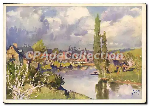 Cartes postales moderne En Normandie La Vallee de la Sarthe � Fresnay sur Sarthe