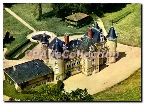 Moderne Karte Courcelles la Foret Sarthe Le chateau