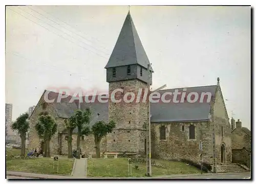 Moderne Karte Coulaines Eglise St Nicolas du XI siecle