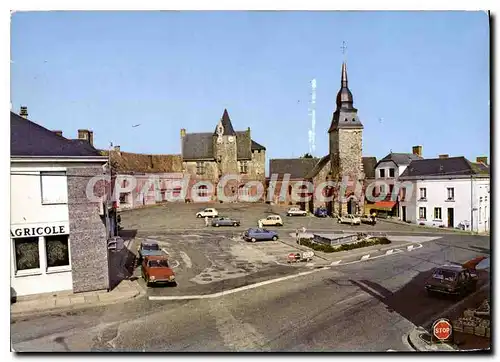 Cartes postales moderne Bouloire Sarthe La PLace de l'eglise