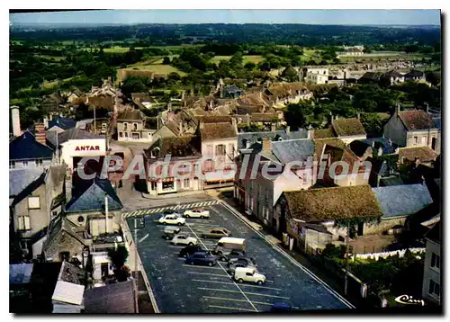 Cartes postales moderne Ballon Sarthe Vue generale aerienne