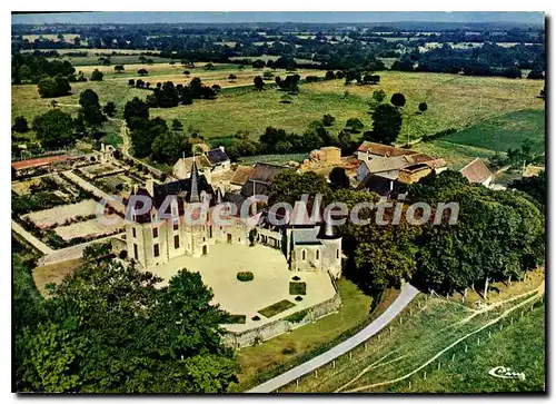 Moderne Karte Asse le Boisne Sarthe Chateau Cherizay