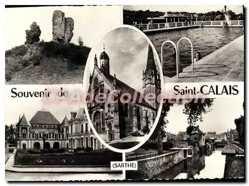 Cartes postales moderne Souvenir de St Calais Sarthe