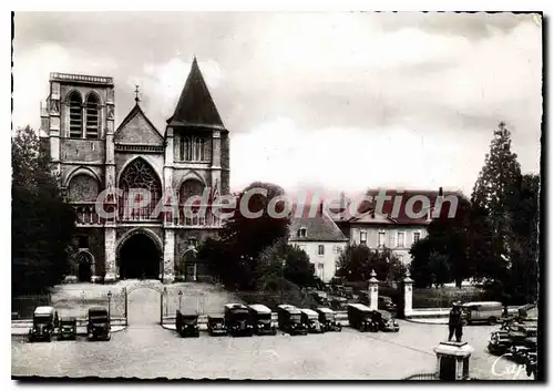 Cartes postales moderne Le Mans Notre Dame de la Couture et la Prefecture