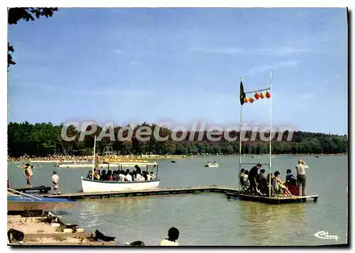 Cartes postales moderne Sille le Guillaume Sarthe Sille plage Foret Domaniale Lac