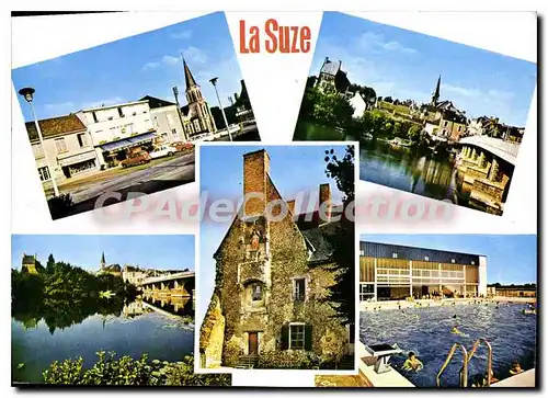 Cartes postales moderne La Suze Sarthe troisieme Ville de France contre Napol�on III 5 d�cembre 1851