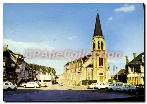 Cartes postales moderne La Suze Sarthe troisieme Ville de France Place de l'Eglise