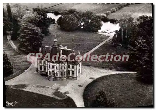 Cartes postales moderne Noyen Sarthe Vue aerienne maison des Jeunes de la SNCF Chateau de Rives Sarthe Malicorne