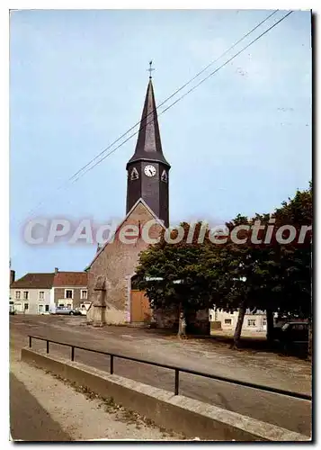 Cartes postales moderne Neufchatel en Saosnois L'Eglise et la Poste