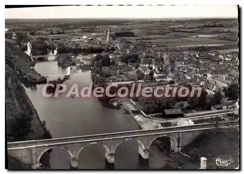 Cartes postales moderne Noyen sur Sarthe Vue aerienne