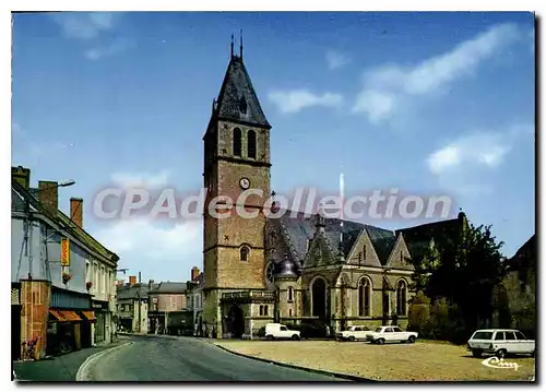 Cartes postales moderne Noyen sur Sarthe La Place de l'Eglise