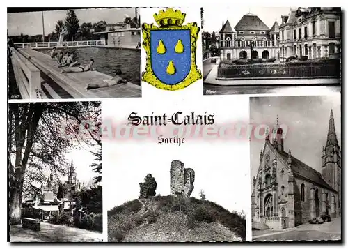 Cartes postales moderne Saint Calais Sarthe multivues