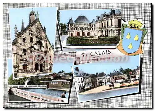 Cartes postales moderne St Calais Sarthe multivues