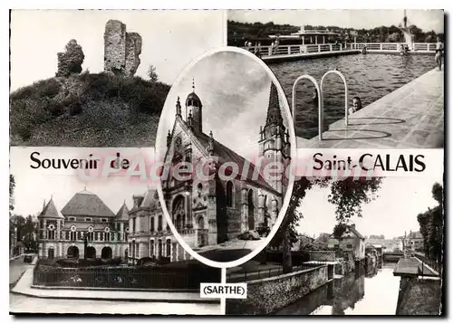 Cartes postales moderne Souvenir de Saint Calais