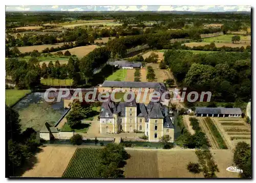 Cartes postales moderne St Mars d'Outille Sarthe Vue aerienne Chateau de Segrais