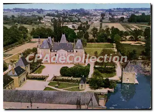 Cartes postales moderne St Mars d'Outille Sarthe Vue aerienne Chateau de Segrais Maison de repos