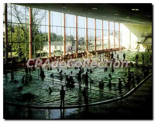 Moderne Karte Le Mans Sarthe la piscine Municipale Bassin d'hiver