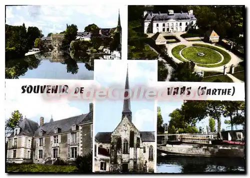 Cartes postales moderne Souvenir de Vaas Sarthe