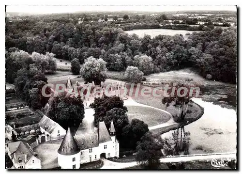 Cartes postales moderne Tuffe Sarthe vue aerienne chateau de Cheronne