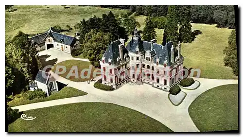 Moderne Karte Vibraye Sarthe vue aerienne le Chateau