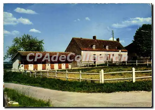 Moderne Karte Yvre le Polin Sarthe chateau de la Briere