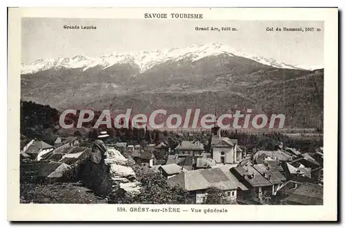 Cartes postales Savoie Tourisme Gresy sur Isere vue generale