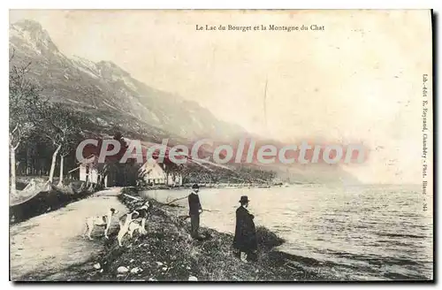 Ansichtskarte AK Le Lac du Bourget et la Montagne du Chat