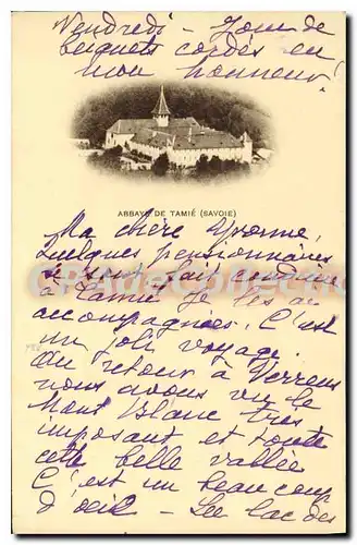 Cartes postales Abbaye de tame Savoie