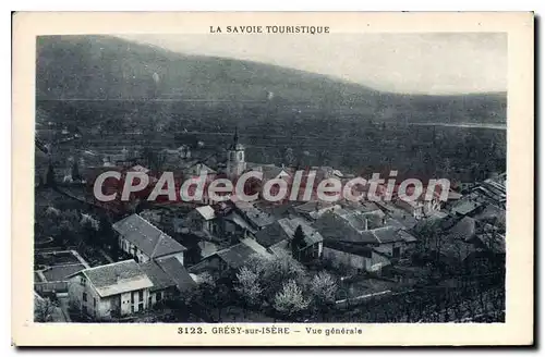 Cartes postales la Savoie touristique Gresy sur Isere vue generale