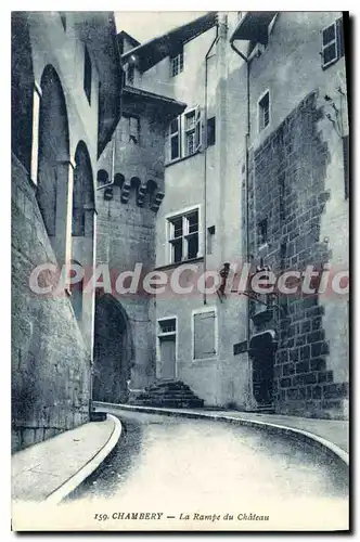 Cartes postales Chambery la Rampe du chateau