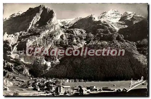 Ansichtskarte AK Pralognan la Vanoise Savoie vue generale et le grand Marchet