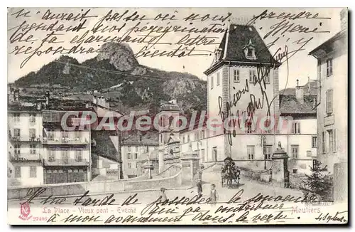 Cartes postales La Place vieux pont Eveche